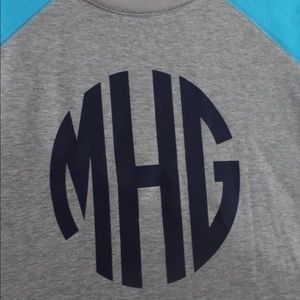 Marley Lilly Monogrammed Raglan Sweatshirt